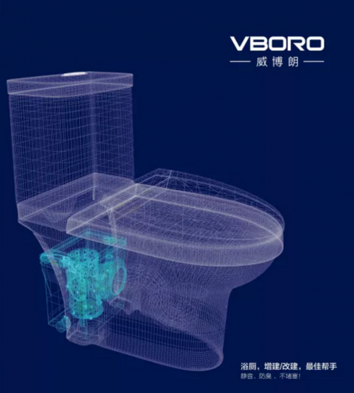 一体式电动马桶不受空间限制！威博朗随心装让安装更自由